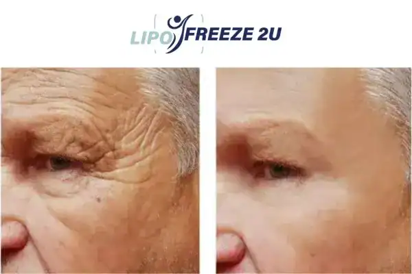 Mens before and after Morpheus 8 Ruislip results.